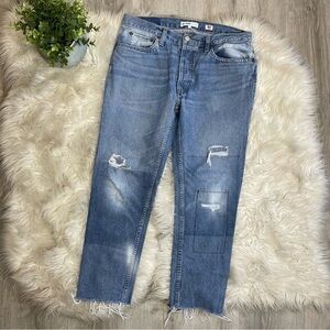 RE/DONE Relaxed Fit Jeans in Ghost